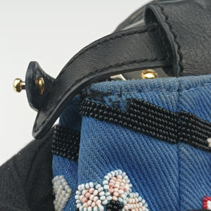 Pre-owned Fendi PEEKABOO Multicolour Canvas×Leather 8BN244 shoulderbag | stylenewstar