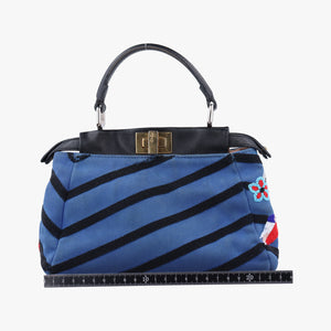 Pre-owned Fendi PEEKABOO Multicolour Canvas×Leather 8BN244 shoulderbag | stylenewstar
