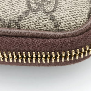 Pre-owned Gucci Ophidia beige×red×green PVC coated canvas 519308 bum bag/waist bag | stylenewstar