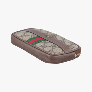 Pre-owned Gucci Ophidia beige×red×green PVC coated canvas 519308 bum bag/waist bag | stylenewstar