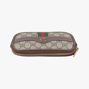 Pre-owned Gucci Ophidia beige×red×green PVC coated canvas 519308 bum bag/waist bag | stylenewstar