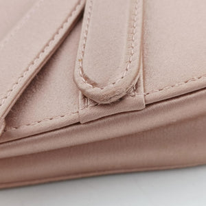 Pre-owned Christian Dior Saddle Pink silk handbag | stylenewstar