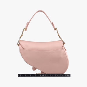 Pre-owned Christian Dior Saddle Pink silk handbag | stylenewstar