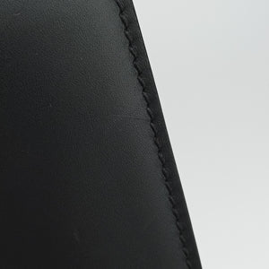 Pre-owned VERSACE medusa Black leather handbag | stylenewstar