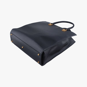 Pre-owned VERSACE medusa Black leather handbag | stylenewstar