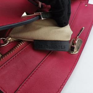 Secondhand Valentino Rockstud Red Leather shoulderbag | stylenewstar