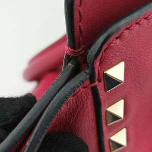 Secondhand Valentino Rockstud Red Leather shoulderbag | stylenewstar