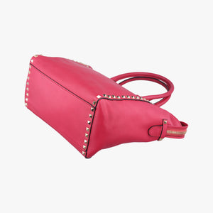 Secondhand Valentino Rockstud Red Leather shoulderbag | stylenewstar