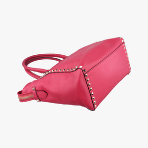 Secondhand Valentino Rockstud Red Leather shoulderbag | stylenewstar