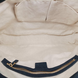 Pre-owned Gucci Jackie Flora Hobo beige×navy×red canvas x leather 277520 handbag | stylenewstar