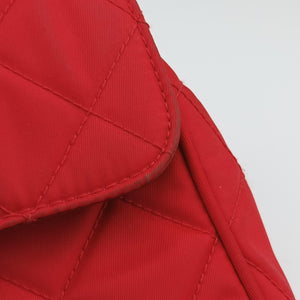 Pre-owned Prada Fuchsia Fabric Impuntu Flap Red nylon shoulderbag | stylenewstar