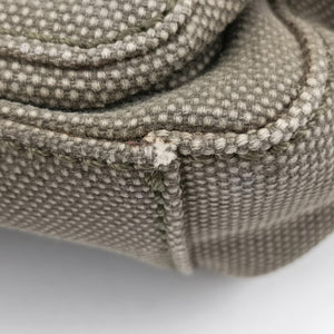 Secondhand Valentino Embroidered butterfly Green x Beige x Multicolor canvas backpack/rucksack | stylenewstar