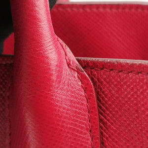 Vintage Prada Cuir Open Promenade Satchel Red SAFFIANO Leather BN2553 shoulderbag | stylenewstar
