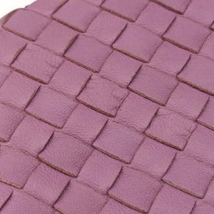 Pre-owned Bottega Veneta Intrecciato Purple lambskin shoulderbag | stylenewstar