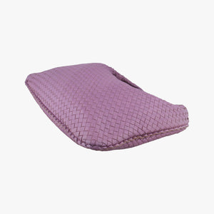 Pre-owned Bottega Veneta Intrecciato Purple lambskin shoulderbag | stylenewstar