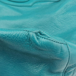 Pre-owned Balenciaga Sunday Small Blue Lambskin handbag | stylenewstar