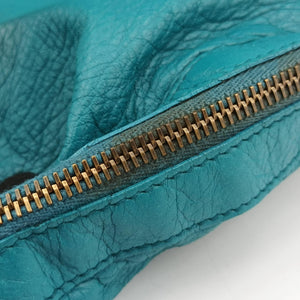 Pre-owned Balenciaga Sunday Small Blue Lambskin handbag | stylenewstar