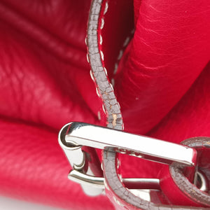 Pre-owned Christian Dior CD Logo Red Leather handbag | stylenewstar