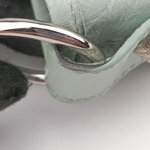 Pre-owned Balenciaga Mini Pompon Light Green lambskin shoulderbag | stylenewstar