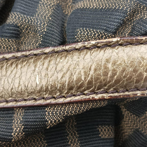 Pre-owned Fendi Zucca Print Brown canvas 8BH186 handbag | stylenewstar