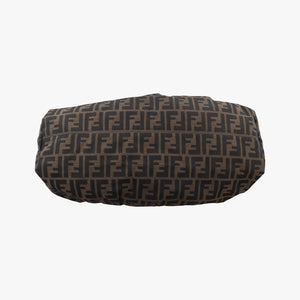 Pre-owned Fendi Zucca Print Brown canvas 8BH186 handbag | stylenewstar