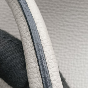 Pre-owned Burberry House Check The Banner Gray × Multicolor Leather ×Canvas shoulderbag | stylenewstar