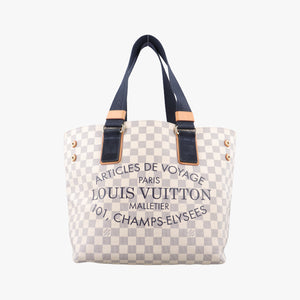 Pre-owned Louis Vuitton Plein Soleil Cabas PM AZUR Damier Canvas N41179 shoulderbag | stylenewstar