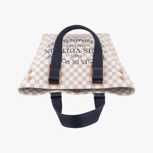 Pre-owned Louis Vuitton Plein Soleil Cabas PM AZUR Damier Canvas N41179 shoulderbag | stylenewstar