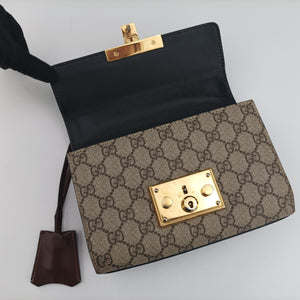 Vintage Gucci Padlock Multicolour Canvas × Leather 409487 shoulderbag | stylenewstar