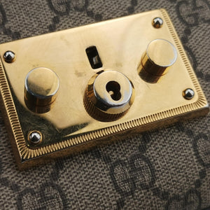 Vintage Gucci Padlock Multicolour Canvas × Leather 409487 shoulderbag | stylenewstar