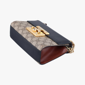 Vintage Gucci Padlock Multicolour Canvas × Leather 409487 shoulderbag | stylenewstar