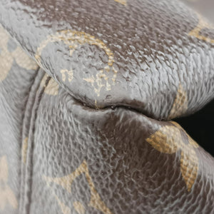 Pre-owned Louis Vuitton PALLAS Monogram / Brown × Pistachio Monogram Canvas×calf leather M41149 shoulderbag | stylenewstar