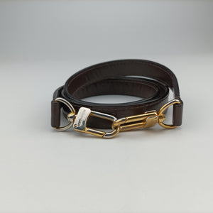 Pre-owned Louis Vuitton PALLAS Monogram / Brown × Pistachio Monogram Canvas×calf leather M41149 shoulderbag | stylenewstar