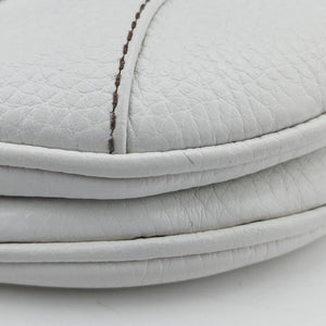 Pre-owned Christian Dior double saddle White Leather handbag | stylenewstar