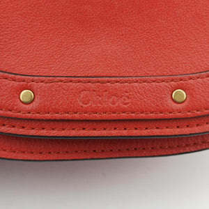 Pre-owned Chloe Bracelet Nile Orange Leather shoulderbag | stylenewstar