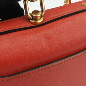 Pre-owned Chloe Bracelet Nile Orange Leather shoulderbag | stylenewstar