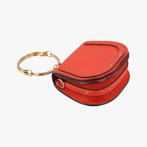 Pre-owned Chloe Bracelet Nile Orange Leather shoulderbag | stylenewstar