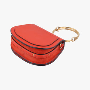Pre-owned Chloe Bracelet Nile Orange Leather shoulderbag | stylenewstar