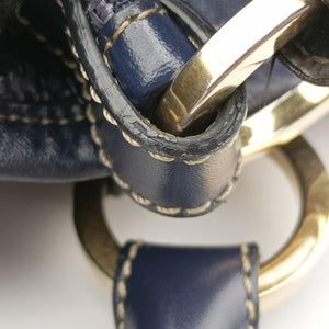 Secondhand Fendi Zucca Print Blue Canvas 8BH186 handbag | stylenewstar