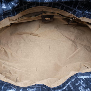 Secondhand Fendi Zucca Print Blue Canvas 8BH186 handbag | stylenewstar