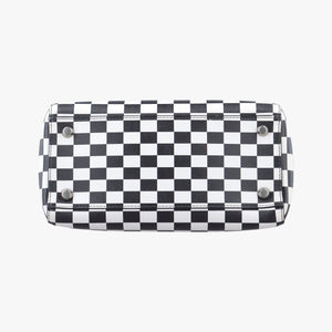 Pre-owned Christian Dior Lady Dior Black×White leather shoulderbag | stylenewstar