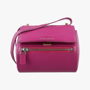 Pre-owned Givenchy Pandora Rose Leather shoulderbag | stylenewstar