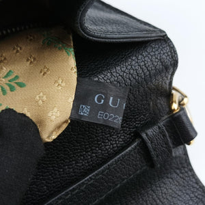 Pre-owned Gucci Ottilia Black×Multicolour Leather×snakeskin 488715 shoulderbag | stylenewstar