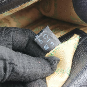 Pre-owned Gucci Ottilia Black×Multicolour Leather×snakeskin 488715 shoulderbag | stylenewstar