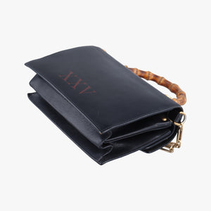 Pre-owned Gucci Ottilia Black×Multicolour Leather×snakeskin 488715 shoulderbag | stylenewstar