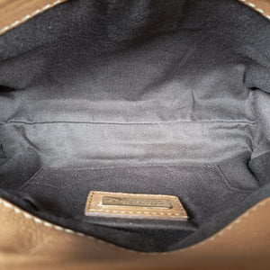 Pre-owned Dolce & Gabbana SICILY Multicolour Snakeskin × Fur × Canvas shoulderbag | stylenewstar