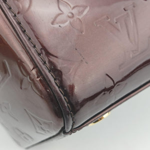 Pre-owned Louis Vuitton Brea MM Amarante Vernis M91619 shoulderbag | stylenewstar