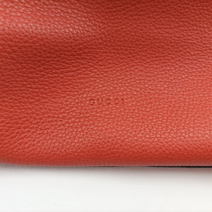 Vintage Gucci Bamboo Daily Orange Leather 370830 shoulderbag | stylenewstar