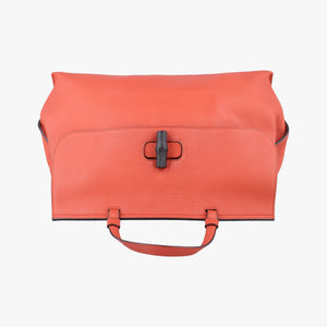 Vintage Gucci Bamboo Daily Orange Leather 370830 shoulderbag | stylenewstar