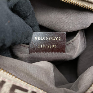 Pre-owned Fendi Zucchino Glitter Logo Multicolour canvas 8BL068 handbag | stylenewstar